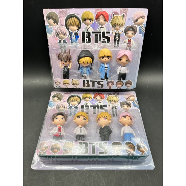 BTS MUÑECOS X4 EN BLISTER