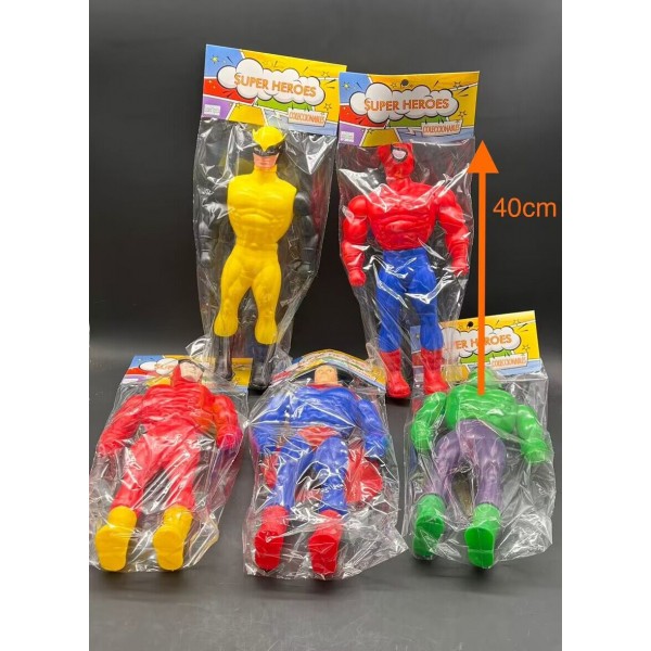 MINIPLAY MUÑECO SUPER HERO X1 PLASTICO ARTICULADO 40CM COD840